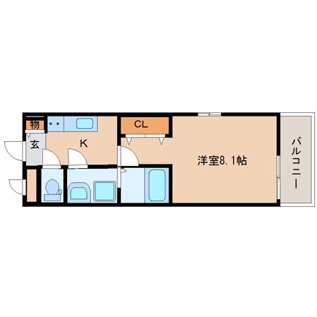 清水駅 徒歩7分 1階の物件間取画像